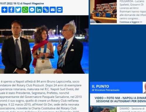 Il Rotary piange la scomparsa di Bruno Lapiccirella