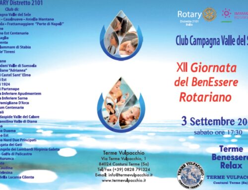 Il 3 settembre la XII giornata del Benessere Rotariano