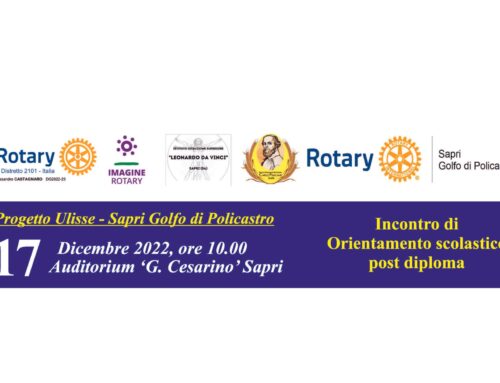 A Sapri incontro per il Progetto Ulisse e presentazione della bacheca multimediale “Punto Rotary per i giovani”